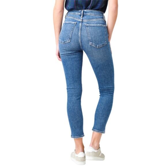 AGOLDE WOMEN'S NICO HIGH-RISE SLIM FIT JEAN SIZE 28 New - Picture 8 of 9